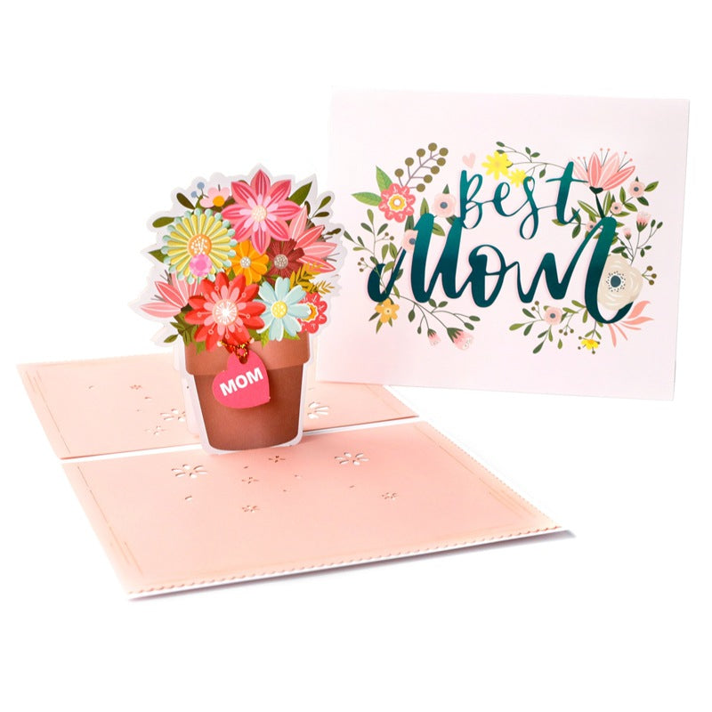 Mother's Day Flower Plant 3D Card