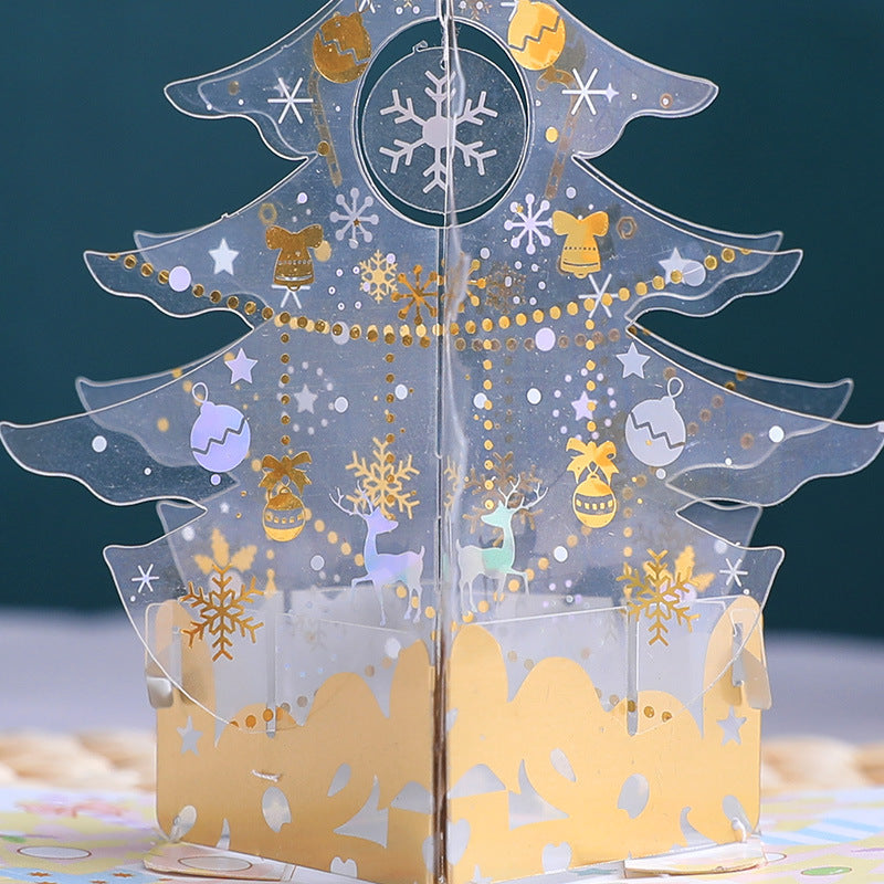 Christmas Crystal Tree 3D Card