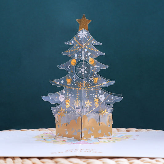 Christmas Crystal Tree 3D Card