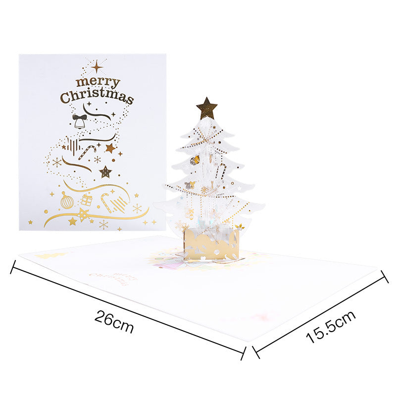 Christmas Crystal Tree 3D Card