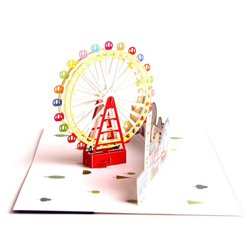 Ferris Wheel Creative 3D Card