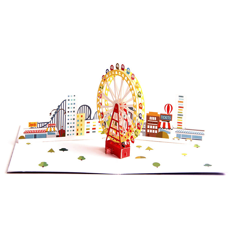 Ferris Wheel Creative 3D Card