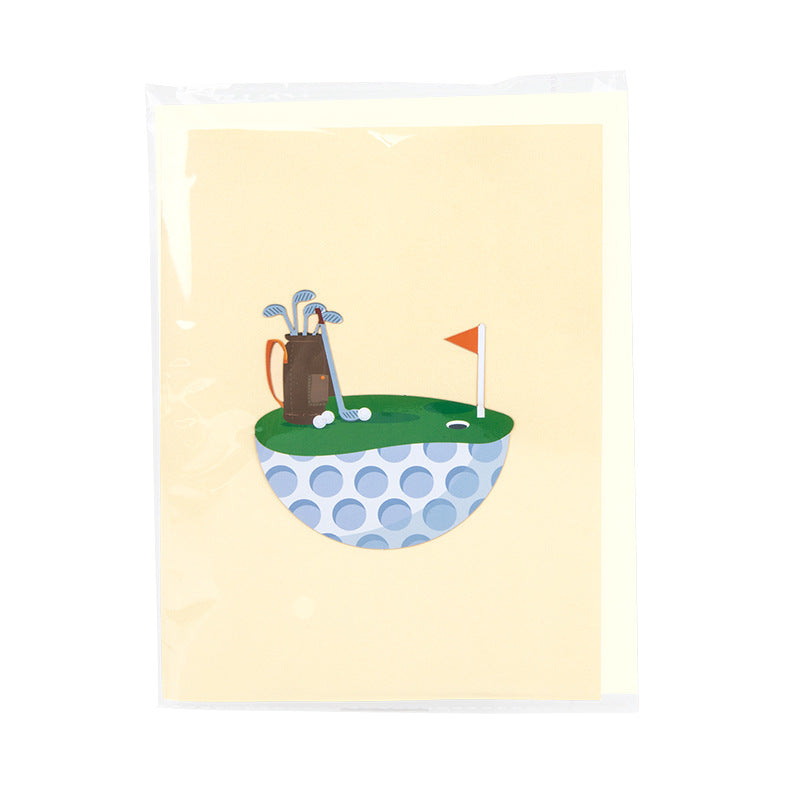 Golf Handmade 3D Card