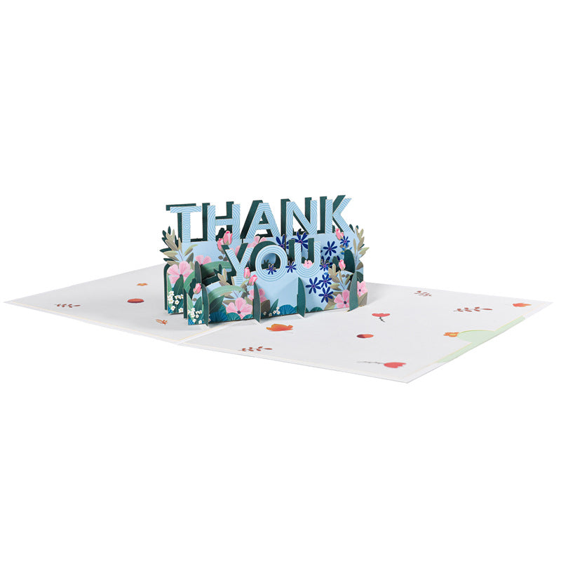 Thank You Confetti Handmade 3D Card