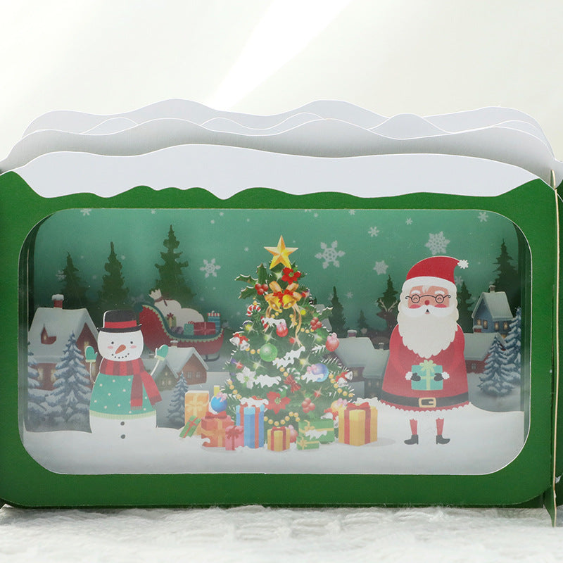 Christmas Drift Bottle 3D Message Card