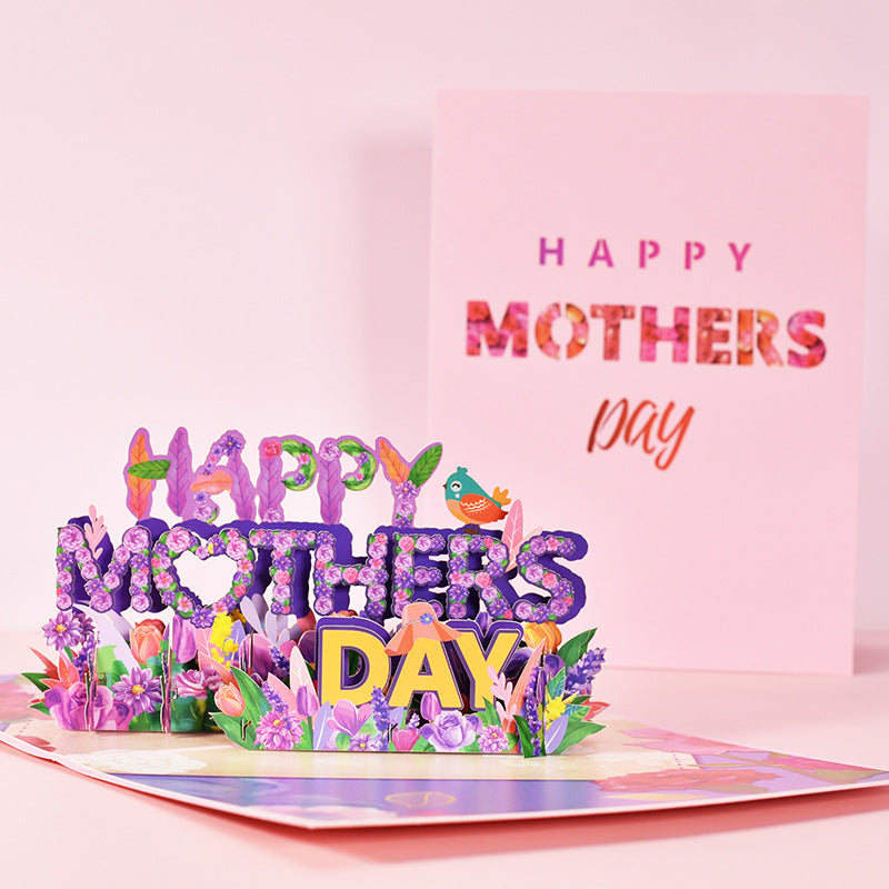 Mother's Day Pop-up Flowers 3D Card