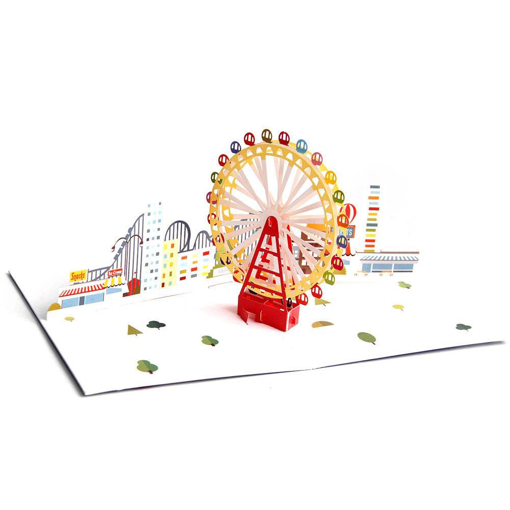 Ferris Wheel Creative 3D Card